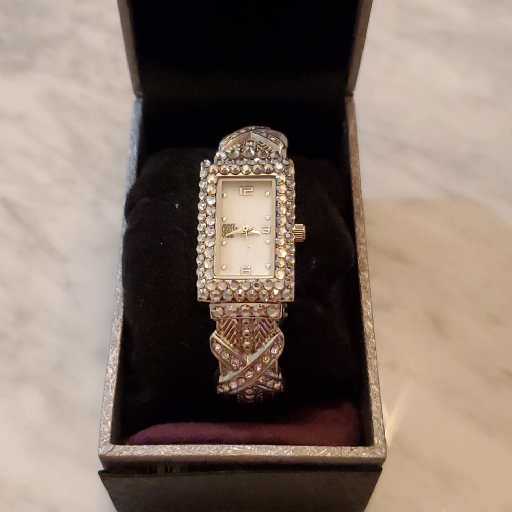 Jimmy Crystal Silver Bracelet Watch